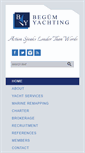 Mobile Screenshot of begumyachting.com